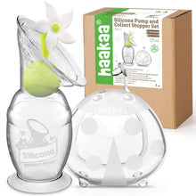 Load image into Gallery viewer, Haakaa  Manual Breast Pump with White Stopper &amp; Breast Milk Collector Combo