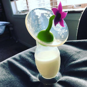 Silicone Breast Pump Flower Stopper