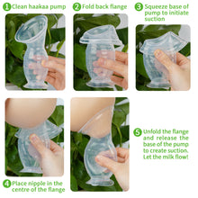 Load image into Gallery viewer, Haakaa Manual Breast Pump with Base with Silicone Lid Set