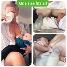 Load image into Gallery viewer, Haakaa 100ml Manual Breast Pump with Leakproof Silicone Lid &amp; 75ml  Breast Milk Collector Combo