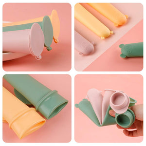 Haakaa Silicone Popsicle Molds for Kids, 4 pcs