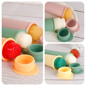 Haakaa Silicone Popsicle Molds for Kids, 4 pcs