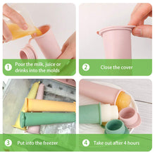 Load image into Gallery viewer, Haakaa Silicone Popsicle Molds for Kids, 4 pcs