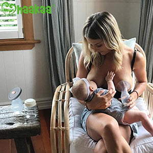 Haakaa Manual Breast Pump with Base with Silicone Lid Set