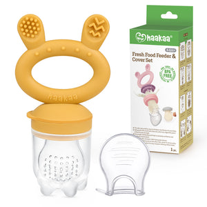 Haakaa Baby Food Feeder/Fruit Feeder Pacifier for 3 Months+ BPA Free （1 pack）