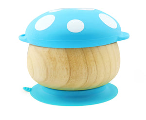 Wooden Mushroom Bowl