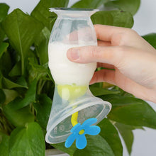 Load image into Gallery viewer, Silicone Breast Pump with Suction Base and Flower Stopper Combo